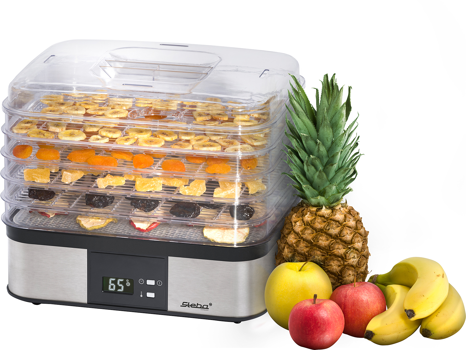 Steba Dehydrator Stål/Sort   